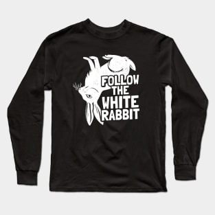 Follow The White Rabbit Long Sleeve T-Shirt